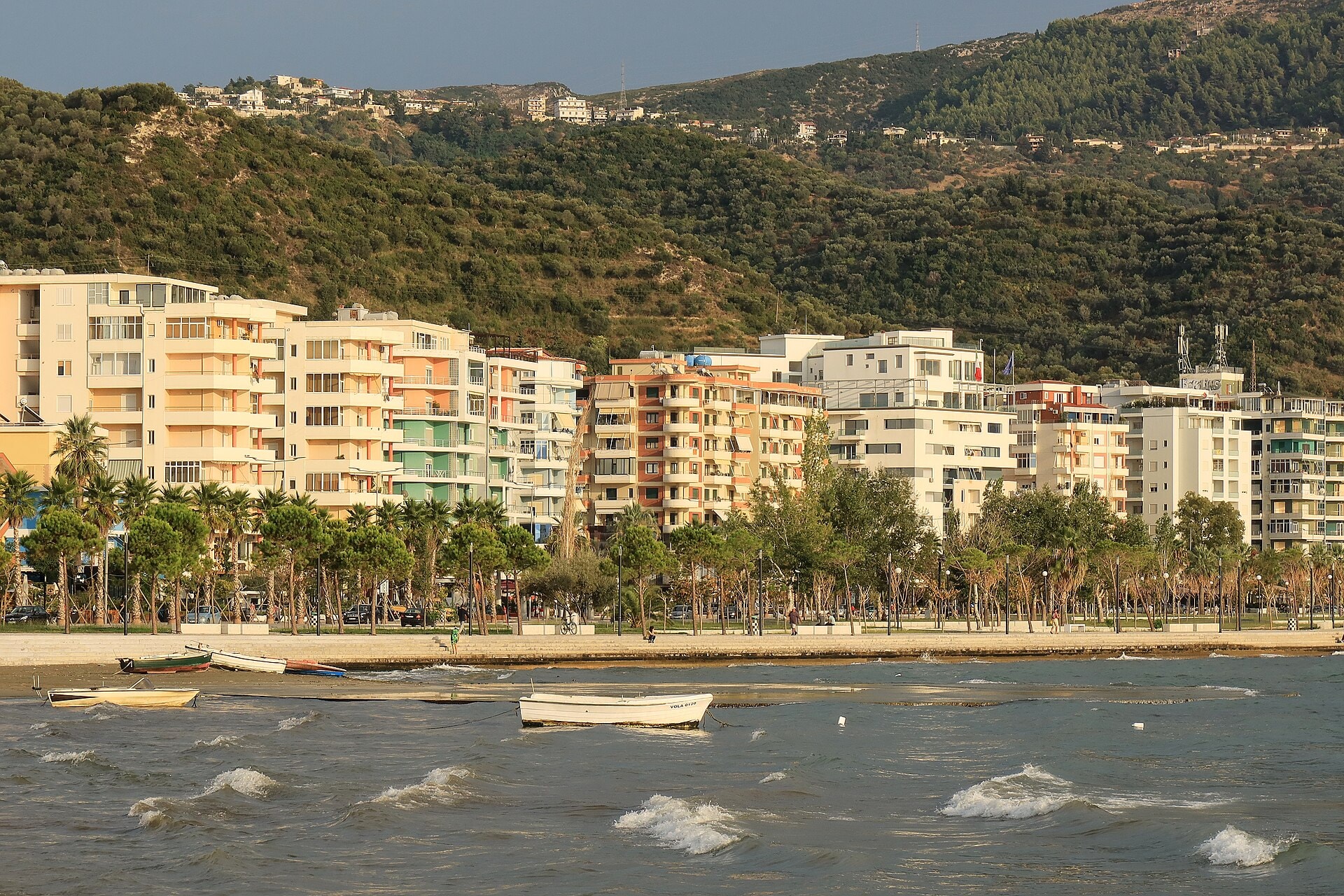 Berat to Vlorë bus route